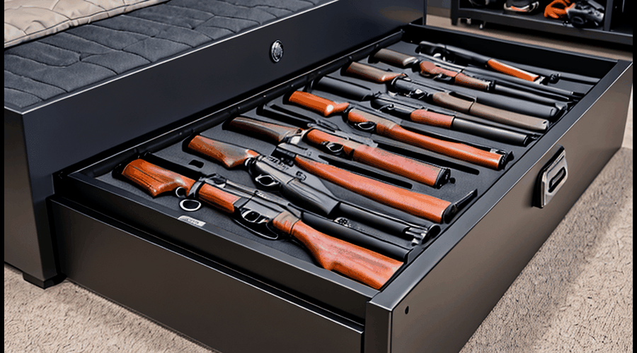 Discover the top under bed gun safes designed to securely store your firearms and provide added home security in a convenient and discreet location.