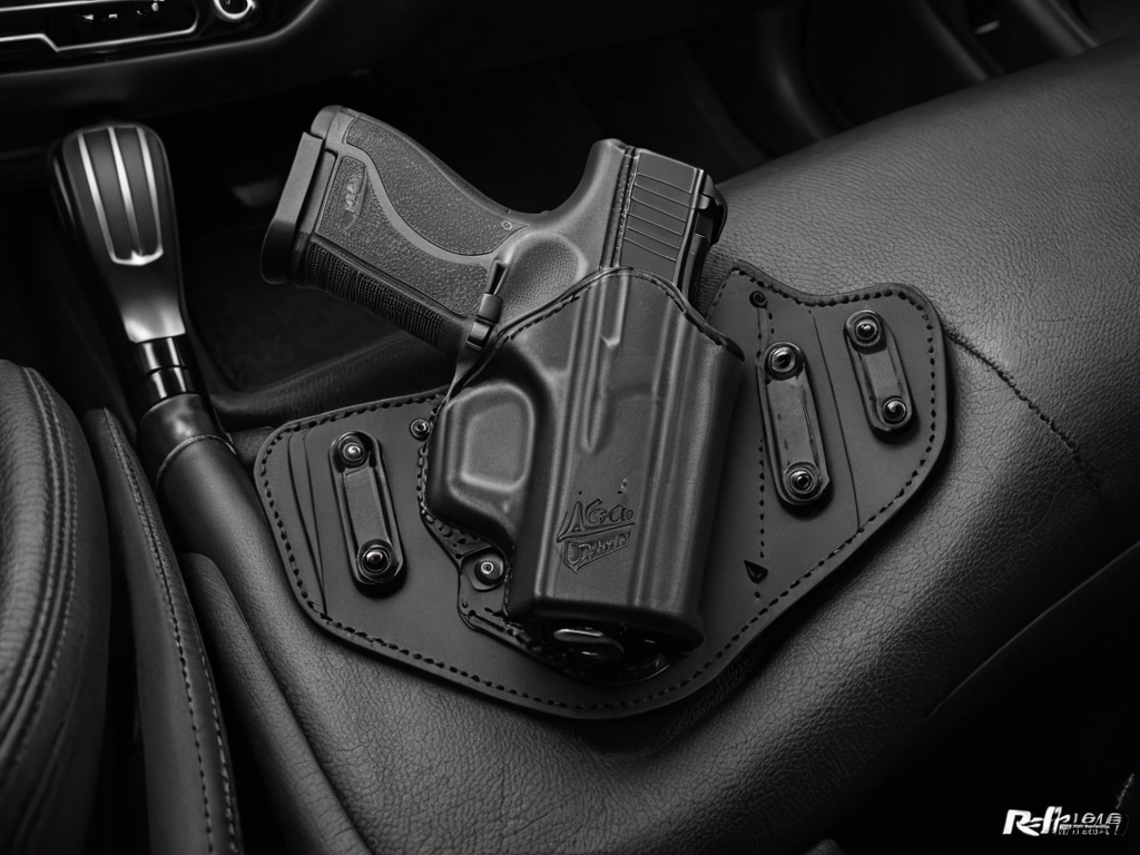 Under Steering Wheel Gun Holsters-5