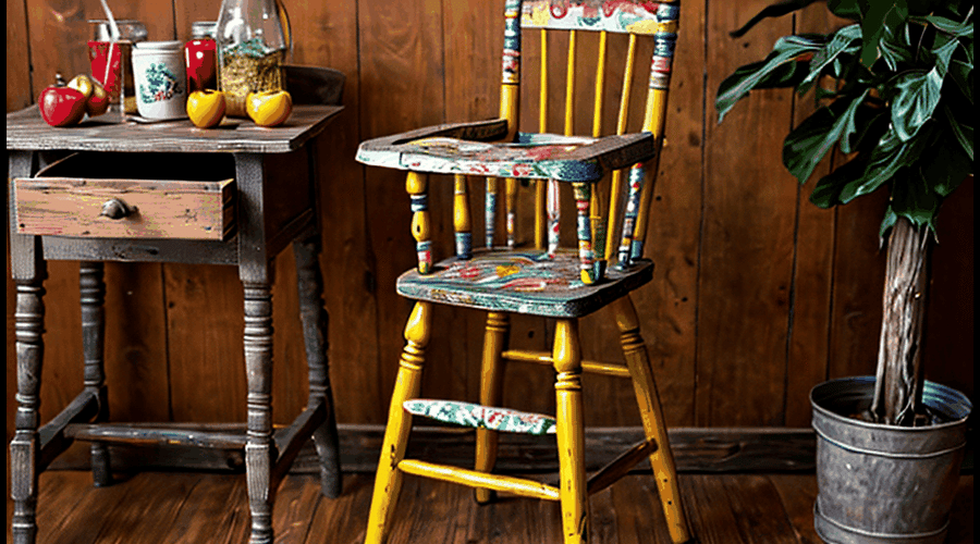 A curated selection of vintage high chairs that combine classic design with lasting comfort.