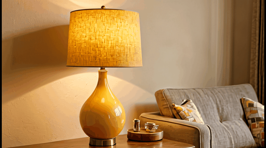 A curated selection of vintage table lamps featuring classic designs from the 20th century.