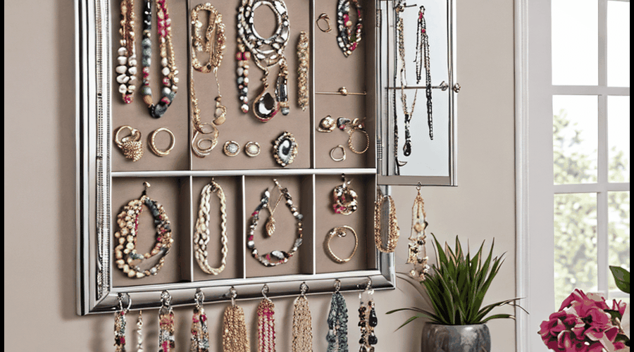 Our wall jewelry organizer roundup features the best products that keep your accessories looking their finest while saving valuable counter space.