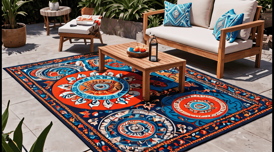 Our comprehensive selection of waterproof outdoor rugs keeps your patio or deck looking great, even during rainy weather. We've compared the best options on the market to help you find a quality rug that matches your style and needs.