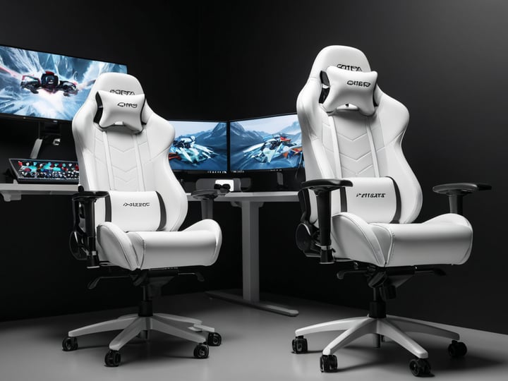 White Gaming Chairs-2