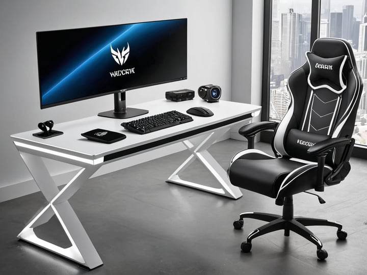 White Gaming Desks-4