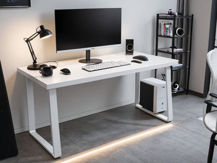 White Gaming Desks-5