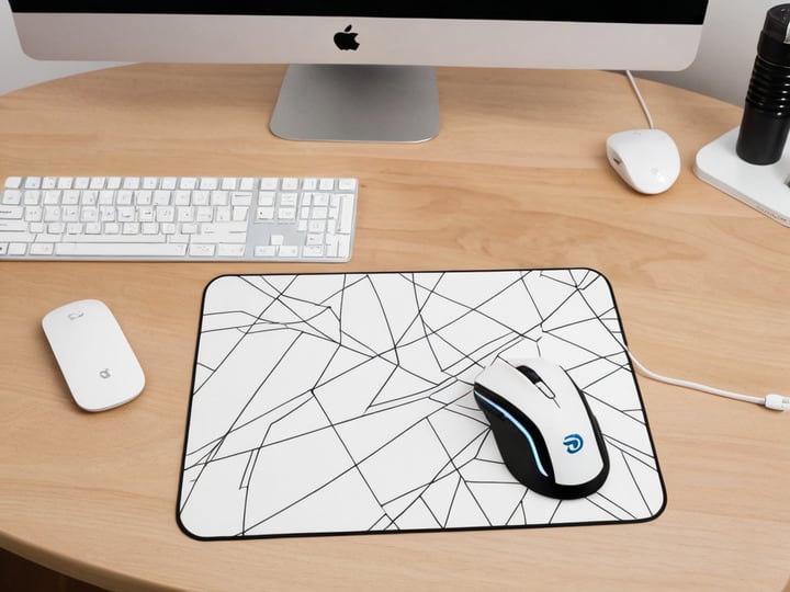 White Gaming Mouse Pads-2
