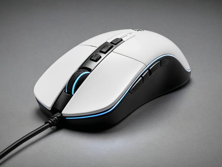 White Gaming Mouse-2