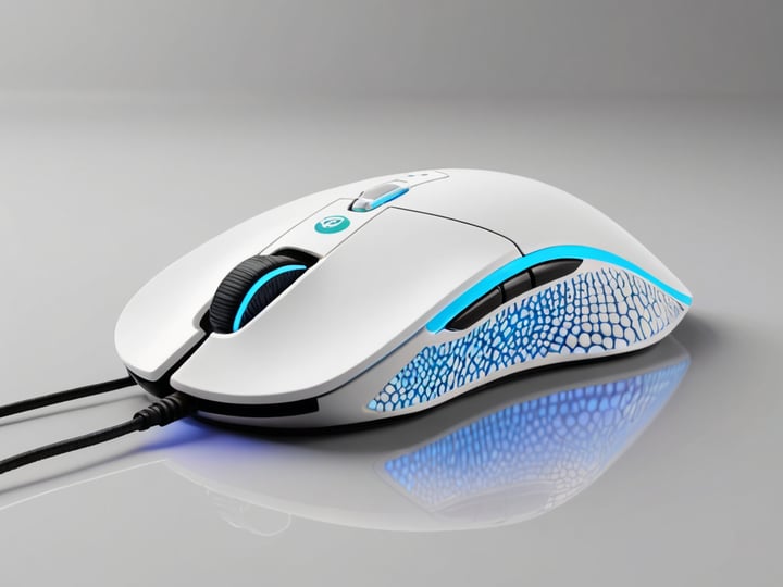 White Wireless Gaming Mouse-2
