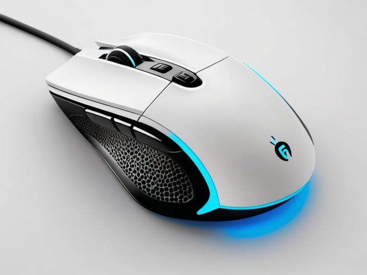 White Wireless Gaming Mouse-3