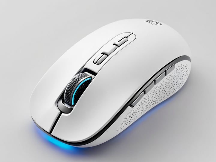 White Wireless Gaming Mouse-4