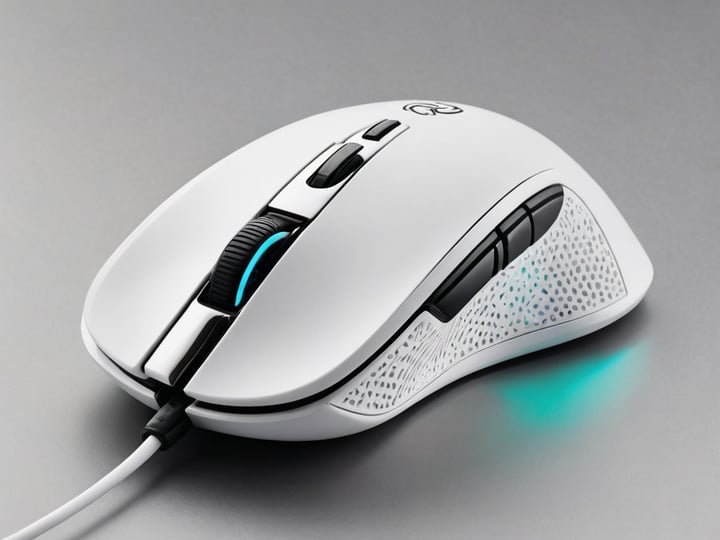 White Wireless Gaming Mouse-5