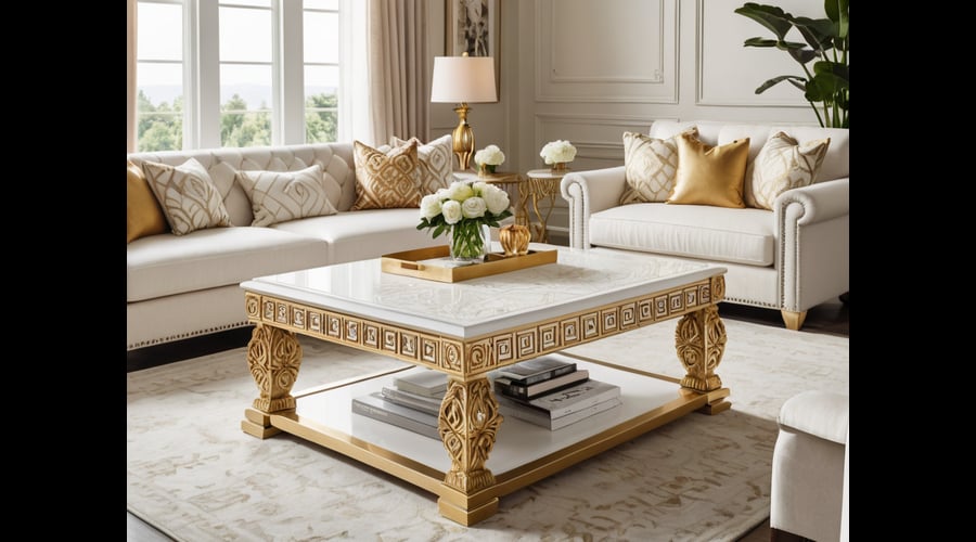 Our White and Gold Coffee Table roundup examines the most elegant and sophisticated options, comparing styles from minimalist designs to ornate details.