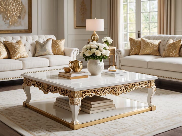White-And-Gold-Coffee-Table-3
