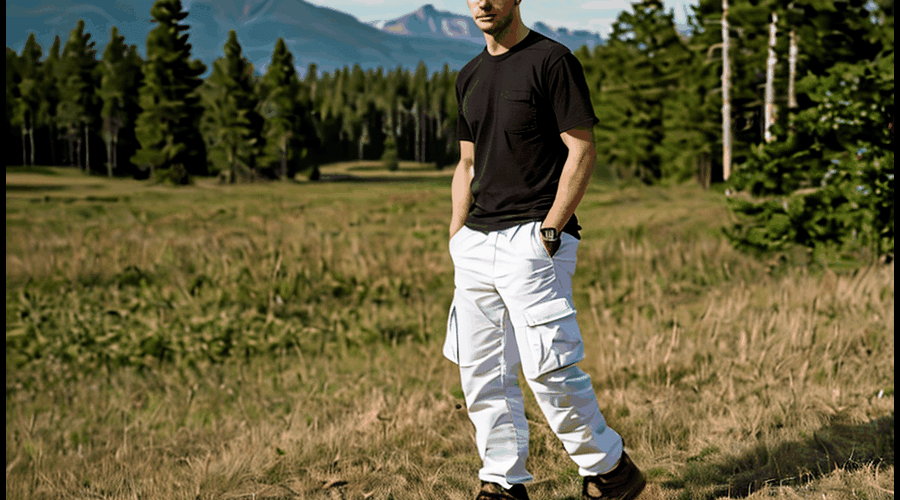 White Cargo Parachute Pants