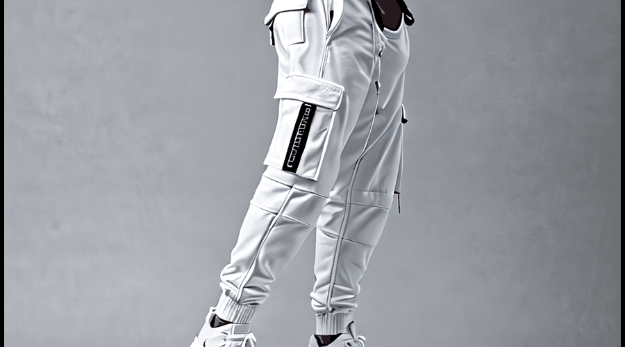 White Cargo Sweatpants