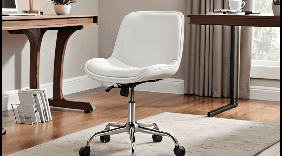Find the perfect white desk chair with this curated selection of models that lack wheels, featuring various styles and comfort options for your home or office.