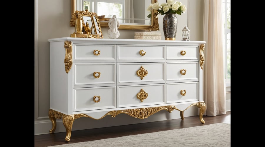 This roundup highlights the most stylish white dressers featuring gold hardware, combining clean lines with elegant finishes for both traditional and modern bedrooms.