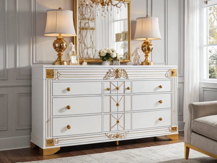 White-Dresser-With-Gold-Hardware-2