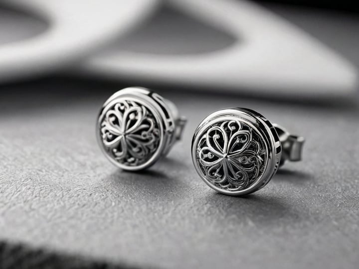 White-Gold-Earrings-For-Men-2