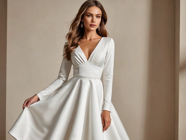 White-Long-Sleeve-Midi-Dresses-5