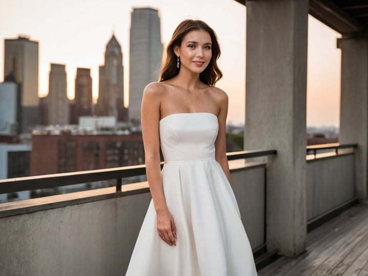 White-Strapless-Midi-Dresses-5