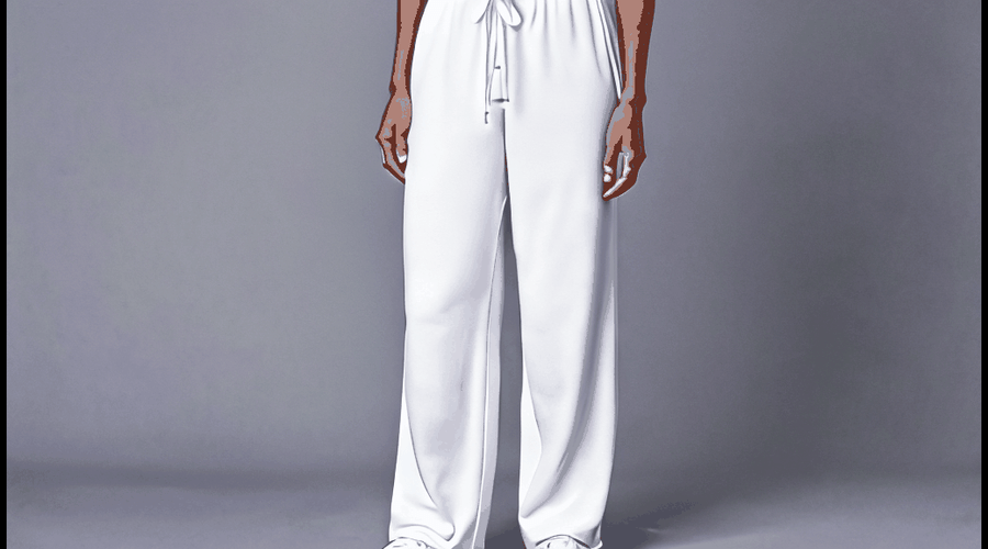 White Wide Leg Sweatpants