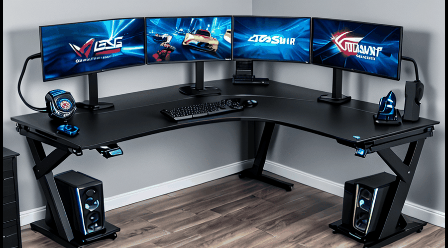 Discover the best wide gaming desks for a comfortable and immersive gaming experience in our comprehensive product roundup, featuring top-rated options to suit your setup and needs. Stay organized and optimize your gaming station with these spacious, durable, and stylish choices.