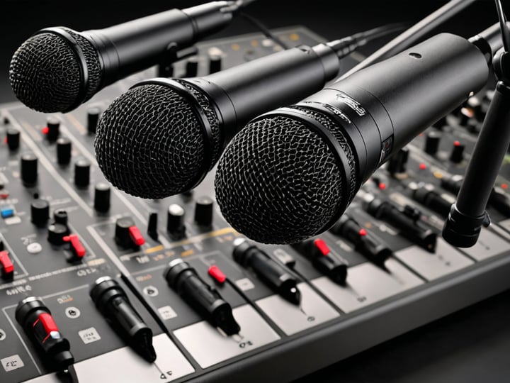 Wireless Microphones System-3