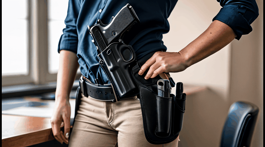 This comprehensive guide reviews the best women's holsters, comparing features, materials, and concealment options to help you find the right holster for your needs.