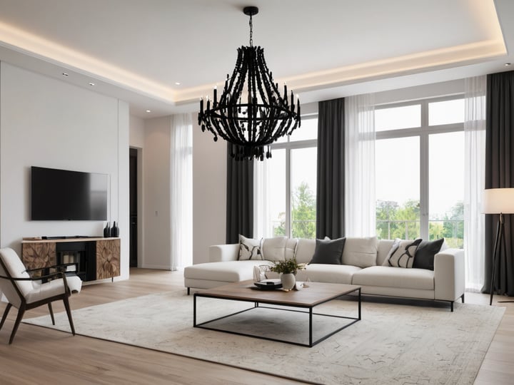 Wood-And-Black-Chandelier-5