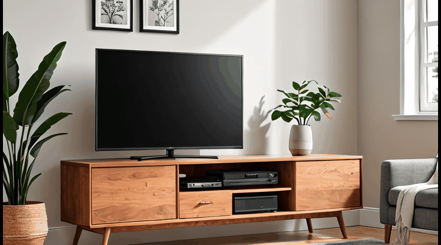 Our wood TV stand roundup features durable, stylish options that enhance any room's appearance while keeping your electronics organized.