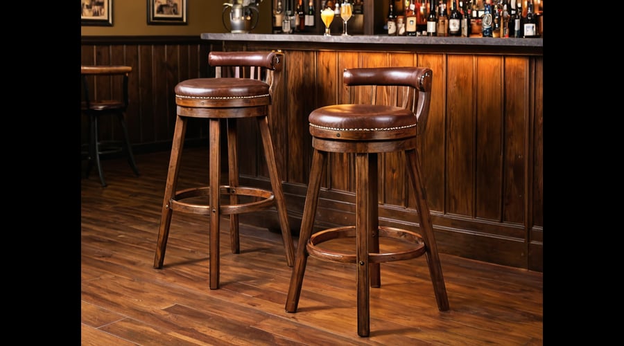 Our roundup of the best wooden bar stools with backs examines their durability, comfort features, and value as a worthwhile investment for your beverage-centric gathering spot.