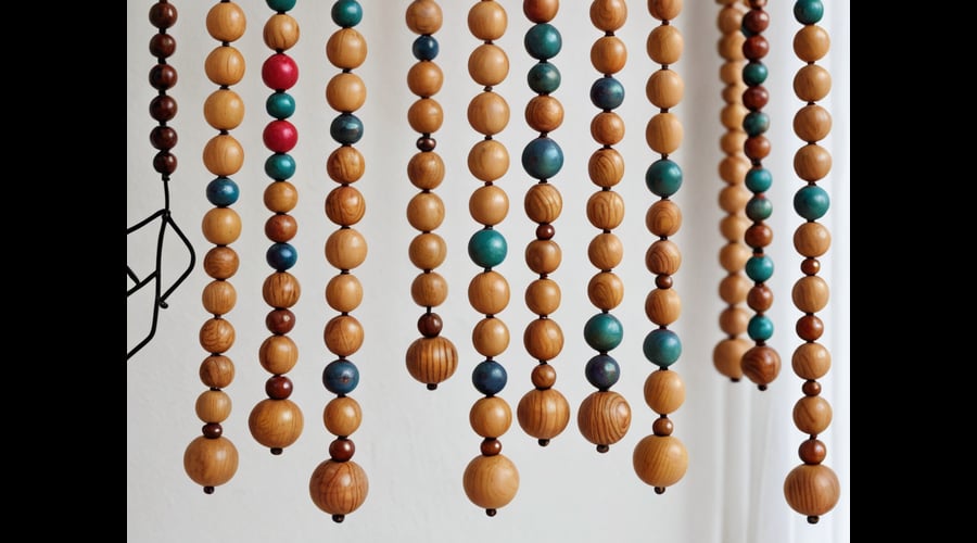 Our Wooden Beads Garland combines natural beauty with simple elegance, featuring hand-painted wooden beads that create a stunning centerpiece for any room.