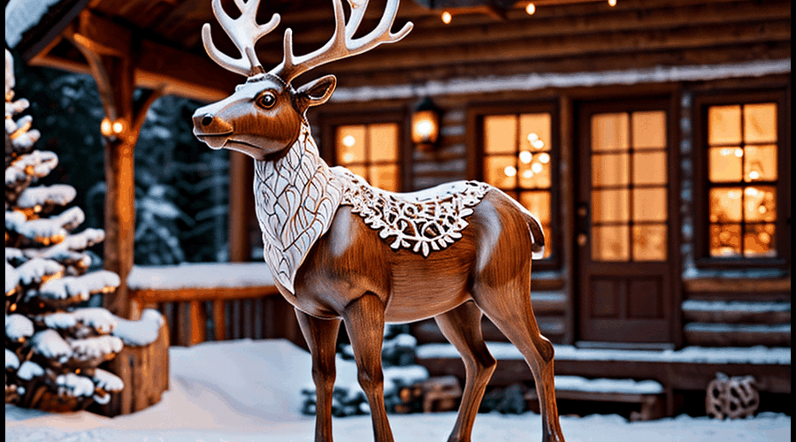 Our carefully selected collection of wooden reindeer features intricately crafted antler designs and detailed carvings, perfect for adding a touch of Nordic charm to your home decor.