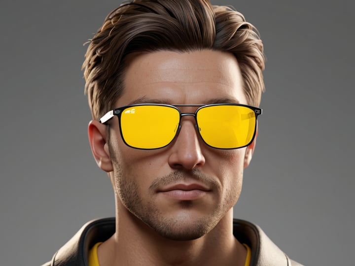 Yellow Gaming Glasses-6