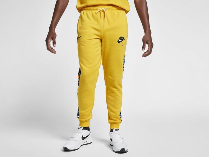 Yellow-Nike-Sweatpants-4