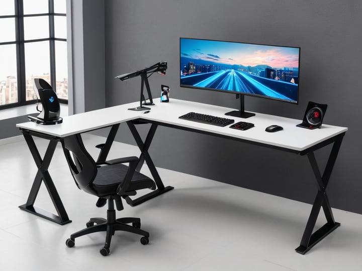 Z Shaped Gaming Desks-2