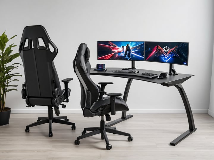 Z Shaped Gaming Desks-4