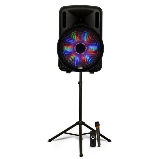 acoustic-audio-prty151-battery-powered-15-bluetooth-led-speaker-with-wireless-mic-and-stand-1