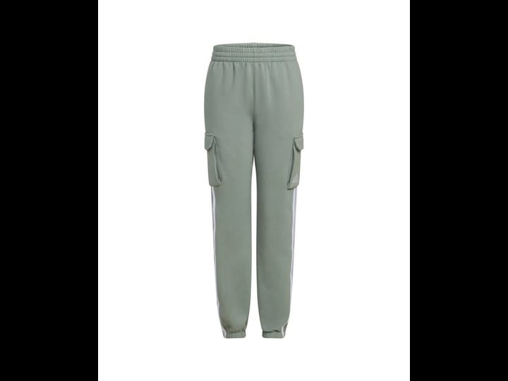 adidas-big-boys-elastic-waistband-3-stripe-cargo-joggers-silver-green-size-xl-18-21
