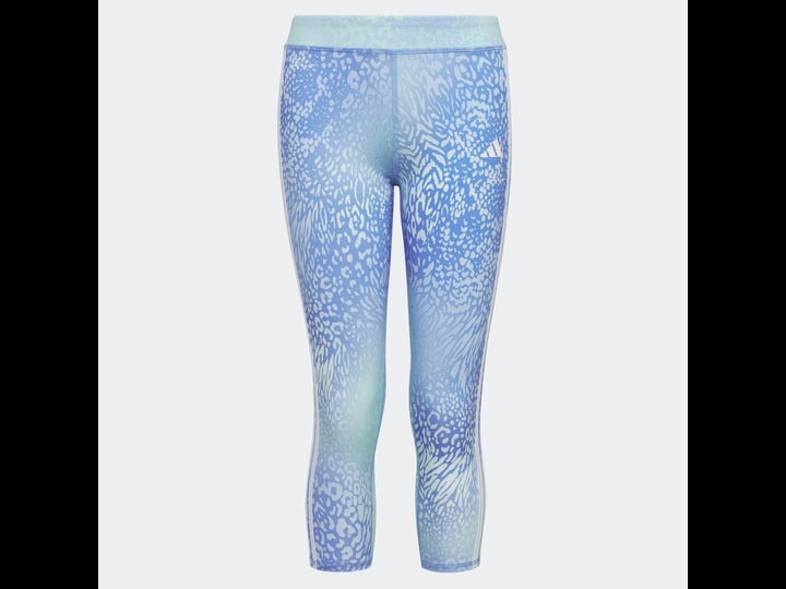 adidas-girls-aeroready-animal-3-stripe-tights-xl-blue-girls-leggings-1