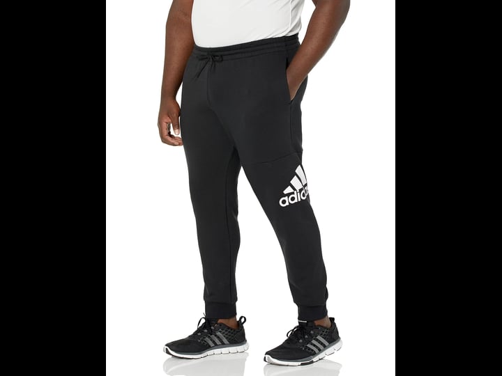 adidas-mens-essentials-fleece-tapered-cuff-big-logo-pants-black-xl-1