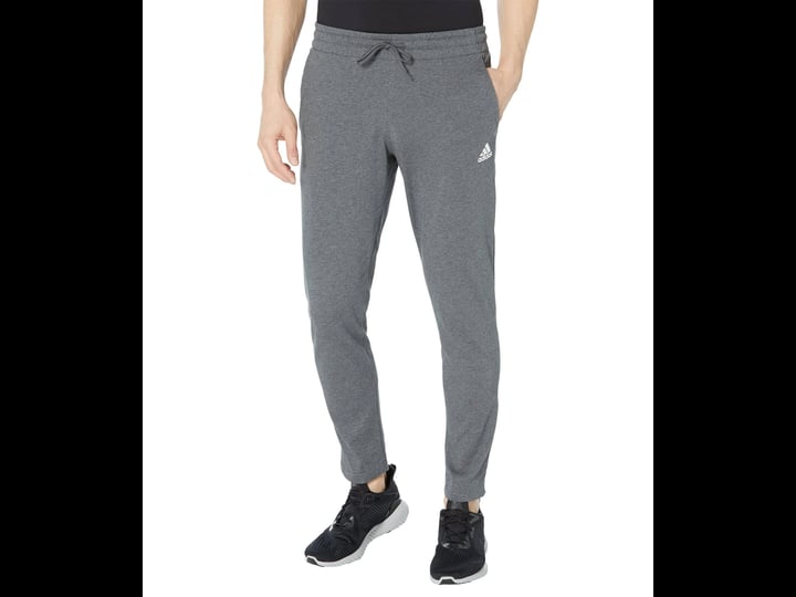 adidas-mens-essentials-single-jersey-tapered-open-hem-pants-dark-grey-heather-xl-1