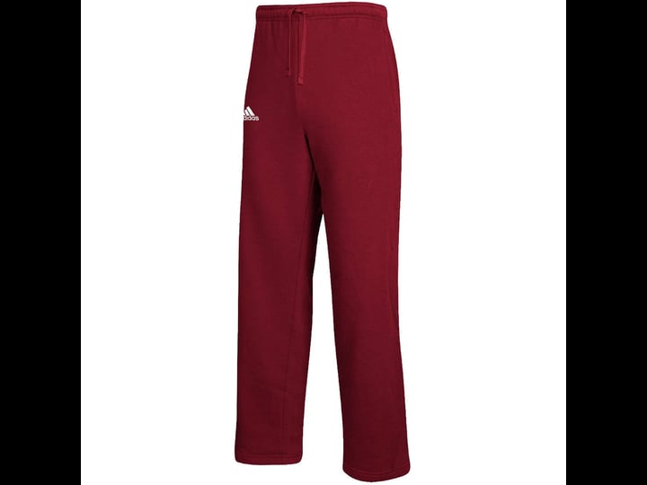 adidas-mens-new-fleece-pants-size-small-red-1