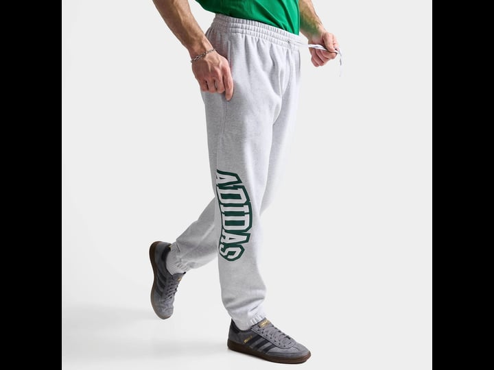 adidas-mens-originals-vrct-jogger-sweatpants-in-green-light-grey-heather-size-small-cotton-polyester-1
