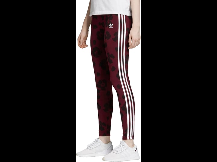 adidas-originals-bellista-print-tights-maroon-black-1