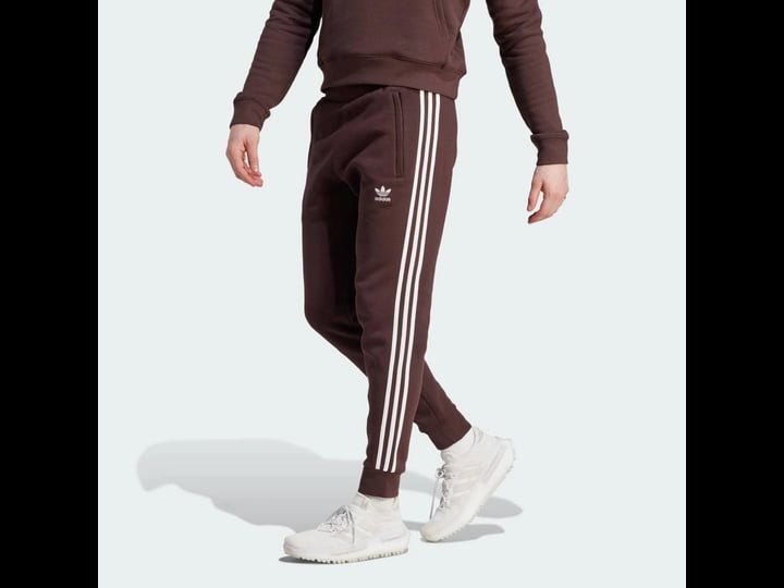 adidas-originals-brown-3-stripe-sweatpants-1