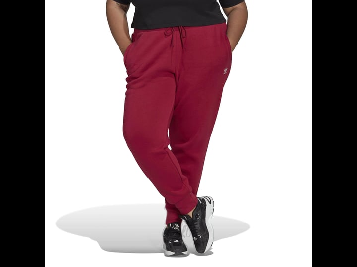 adidas-originals-womens-adicolor-essentials-fleece-slim-joggers-red-size-4x-fleece-polyester-cotton-1