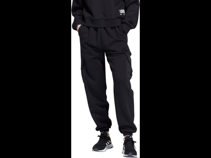 adidas-womens-cargo-utility-fleece-pants-xl-black-1