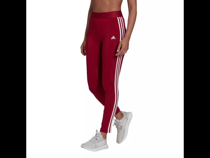 adidas-womens-essentials-3-stripes-leggings-small-legacy-burgundy-1